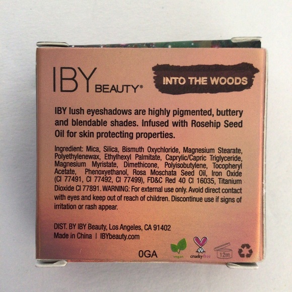 IBY BEAUTY INTO THE WOODS LUSH EYESHADOW NWT - Picture 6 of 6